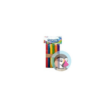 Patyczki kreatywne drewniane 140mm jumbo mix kolor (50szt.) PKD140 BREWIS
