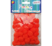 Pompony POM-407 pomarańczowe 2cm op.60szt. ALIGA