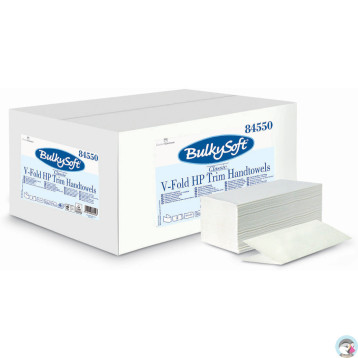 Ręcznik ZZ V-FOLD biały 21x21,5cm 2w celuloza (15x210)3150szt 84550 BULKYSOFT Comfort