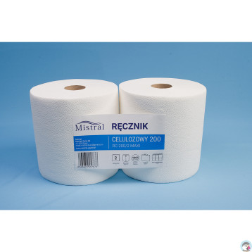 Ręcznik celuloza 24,6cm 200m 2w(2sztuki) RC200/2 MAXI MISTRAL