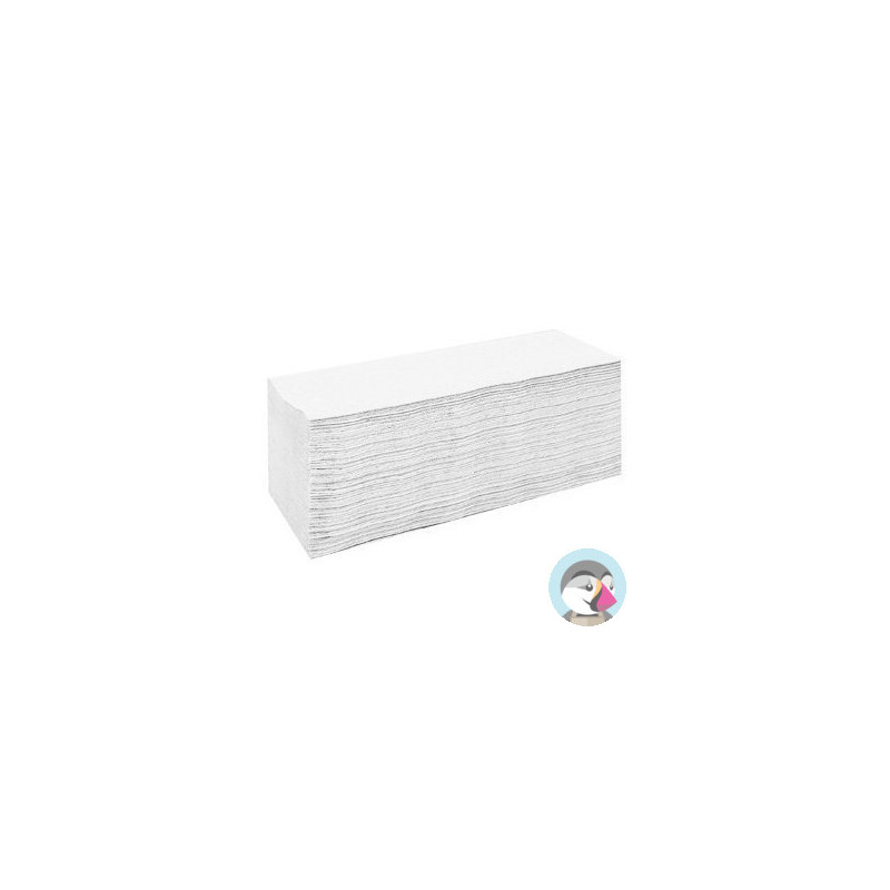 Ręcznik biały ZZ V-FOLD ECONOMIC CLIVER 21x24cm 4000 składek makulatura 2271