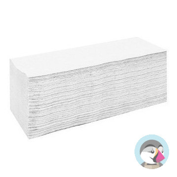 Ręcznik biały ZZ V-FOLD ECONOMIC CLIVER 21x24cm 4000 składek makulatura 2271