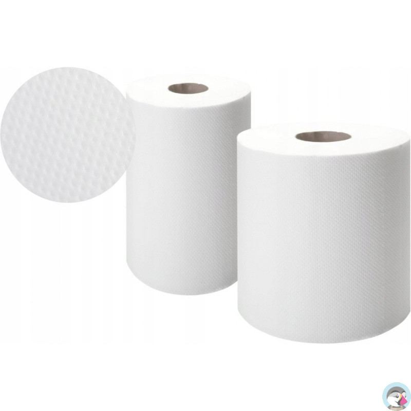 Ręcznik biały w roli 120m (6 sztuk) 2 warstwy celuloza ELLIS Comfort 9.401.095 3032