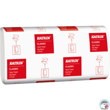 Ręcznik ZZ KATRIN biały 2w 20x150listków CLASSIC 65944/431468/36180 karton