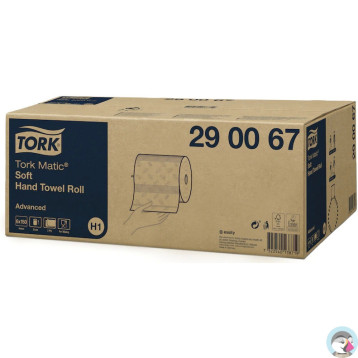 Ręcznik w roli biały miękki 2w (6 sztuk) 21x25cm TORK MATIC H1 290067/120067 celuloza