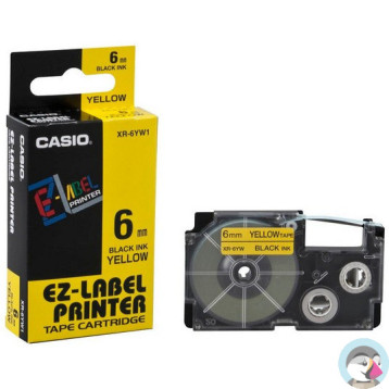 Taśma do D XR 6YW1 żółta CASIO