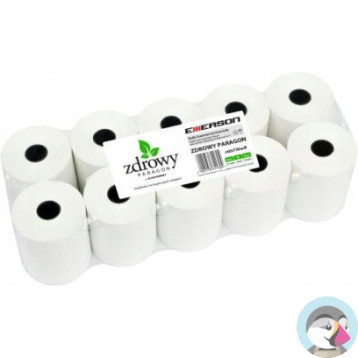 Rolki termiczne 57mmx30m (10szt) EMERSON rt05730wkff zdrowy paragon