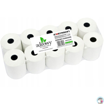 Rolki termiczne 57x25m 10szt EMERSON rt05725wkff zdrowy paragon