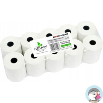 Rolki termiczne 57mmx10m (10szt) EMERSON rt05710wkff zdrowy paragon