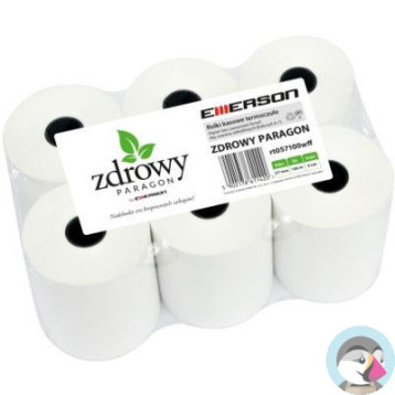 Rolki termiczne 57mmx100m (6szt) EMERSON rt057100wkkff zdrowy paragon