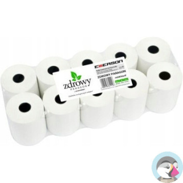 Rolki termiczne 38x30m 10szt. EMERSON rt03830wff zdrowy paragon