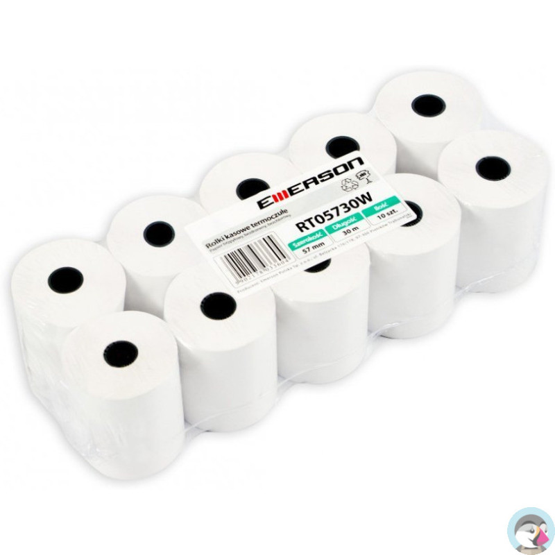 Rolki termiczne 110x20m 10szt EMERSON rt11020wkbpaf BPA FREE bez bisfenolu