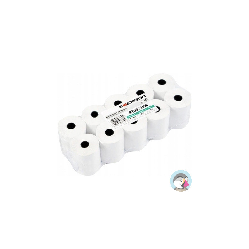 Rolki termiczne 57mmx10m (10szt) EMERSON rt05710wkbpaf BPA FREE bez bisfenolu