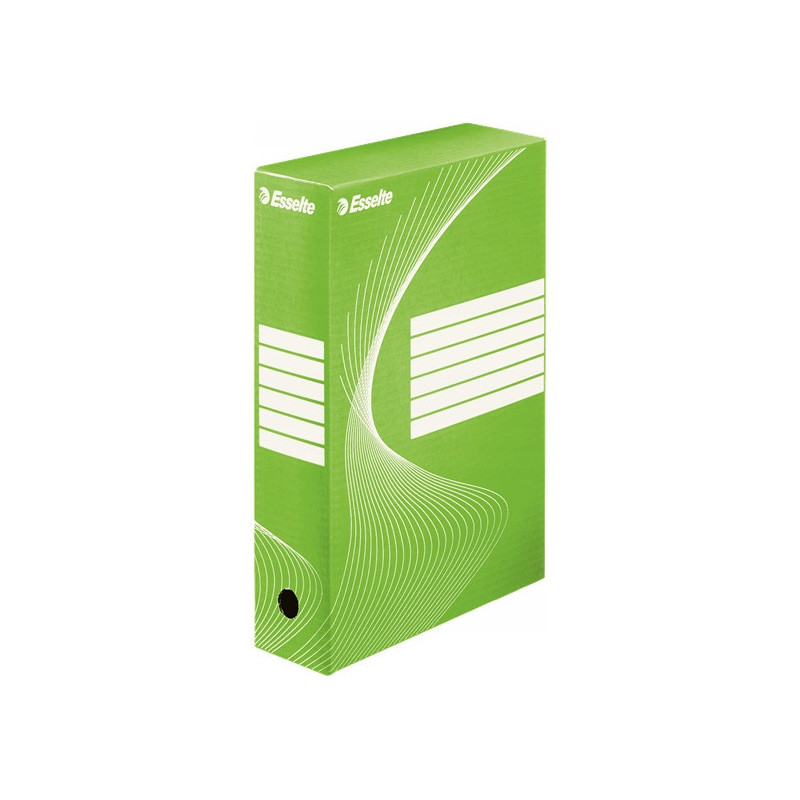 Pudło archiwizacyjne na dokumenty 80mm Standard zielone 128414 ESSELTE