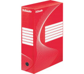 Pudło archiwizacyjne na dokumenty 100mm Standard czerwone 128422 ESSELTE
