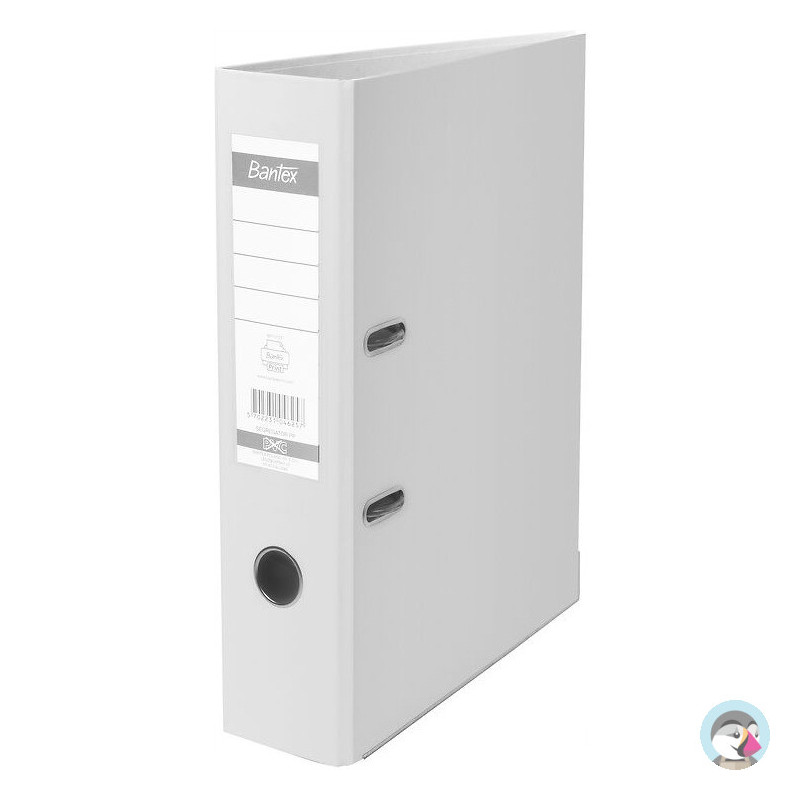 Segregator na dokumenty A4 80mm XXL szary z szyną 100551785 BANTEX
