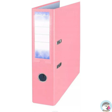 Segregator PETITE OFFICE A4/75mm pastelowy różowy PO54577 STRIGO