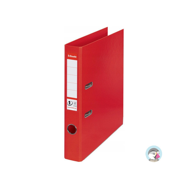 Segregator A4/50mm z mechanizmem czerwony 81143 No.1 ESSELTE