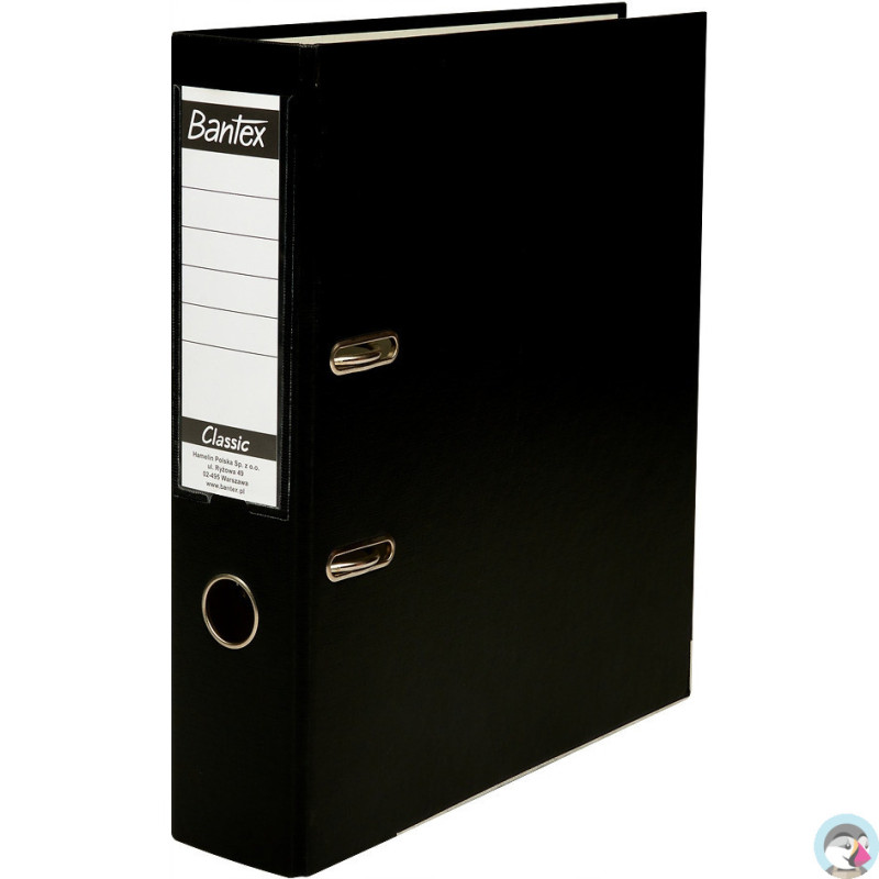 Segregator na dokumenty A4 75mm CLASSIC czarny 400044103 BANTEX BUDGET