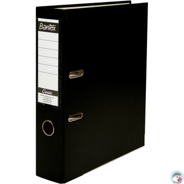 Segregator na dokumenty A4 75mm CLASSIC czarny 400044103 BANTEX BUDGET