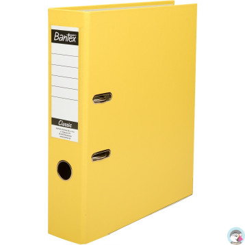 Segregator na dokumenty A4 75mm CLASSIC żółty 400044672 BANTEX BUDGET