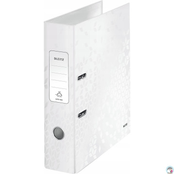 Segregator A4/80mm perłowy biały LEITZ WOW 180 10050001
