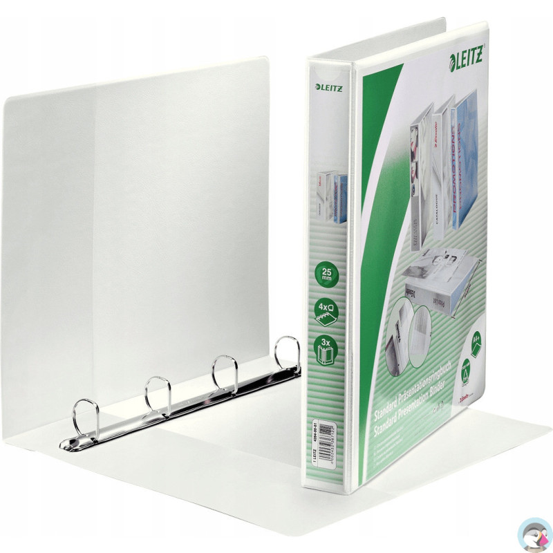 Segregator PANORAMA A4+ 4DR/25 44mm biały ofertowy LEITZ 42840001