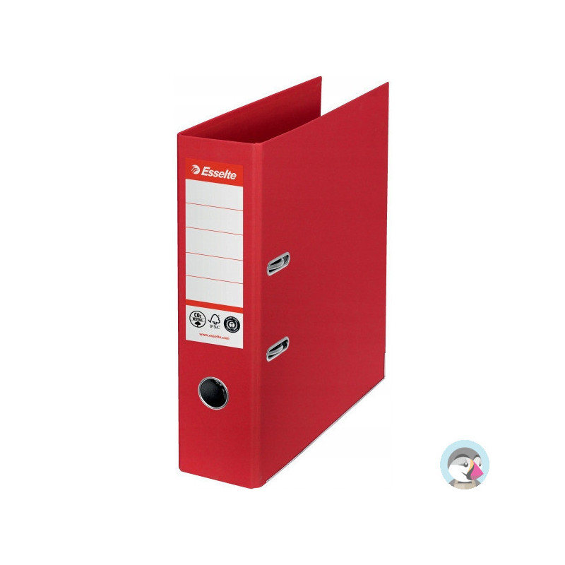 Segregator A4/75mm No.1 czerwony 627568 ESSELTE Neutral CO2