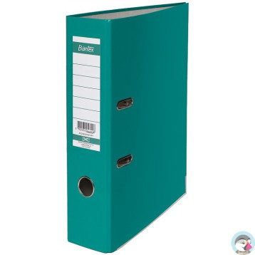Segregator na dokumenty A4 50mm turkusowy z szyną 100551806 BANTEX