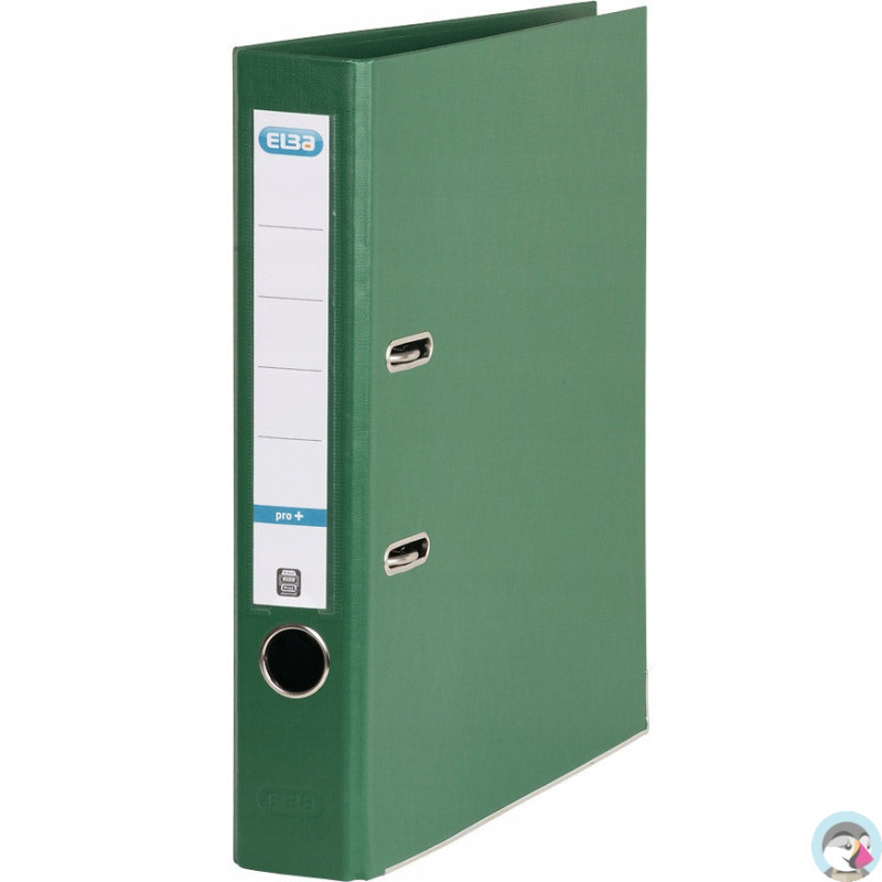 Segregator na dokumenty A4 50mm PRO+ zielony 100202107 ELBA