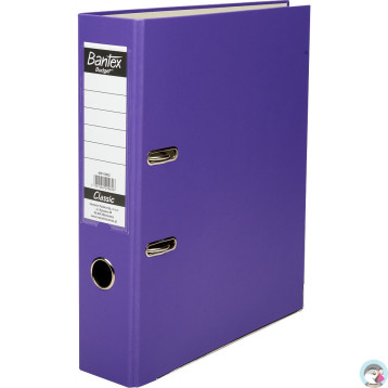 Segregator na dokumenty A4 75mm CLASSIC fioletowy 400143822 BANTEX BUGET