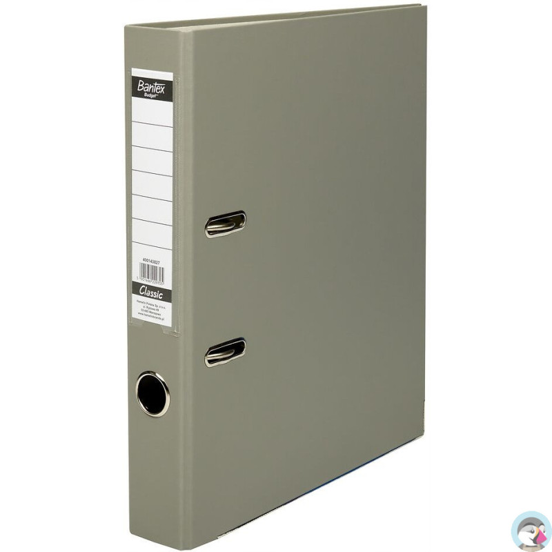 Segregator na dokumenty A4 50mm CLASSIC szary 400143827 BANTEX BUDGET