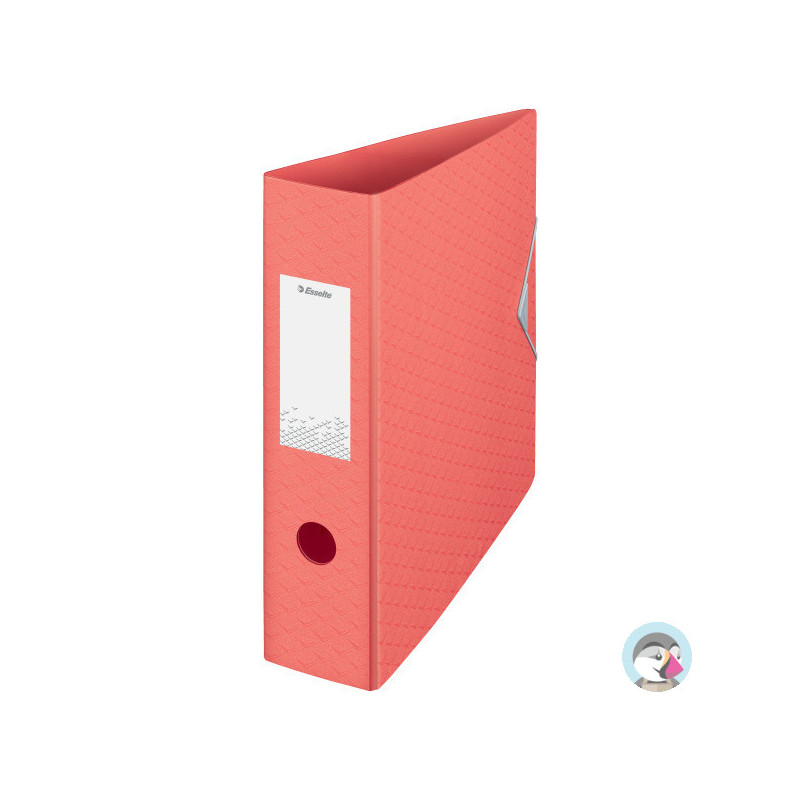 Segregator ESSELTE Colour`Breeze z polyfoamu A4 82mm koralowy 628427