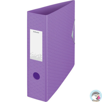 Segregator ESSELTE Colour`Breeze z polyfoamu A4 82mm lawendowy 628428