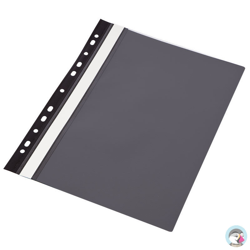Skoroszyt A4 twardy wpinany typu PVC (10) czarny 0413-0019-01 Panta Plast