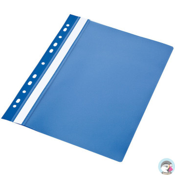 Skoroszyt A4 twardy wpinany typu PVC (10) niebieski 0413-0019-03 Panta Plast
