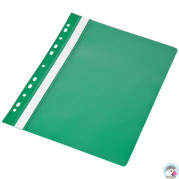 Skoroszyt A4 twardy wpinany typu PVC (10) zielony 0413-0019-04 Panta Plast