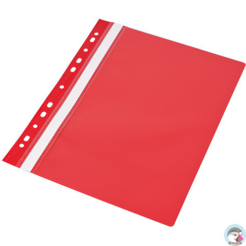 Skoroszyt A4 twardy wpinany typu PVC (10) czerwony 0413-0019-05 Panta Plast
