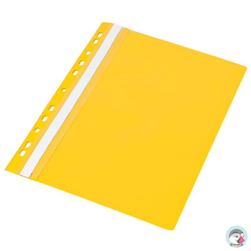 Skoroszyt A4 twardy wpinany typu PVC (10) żółty 0413-0019-06 Panta Plast