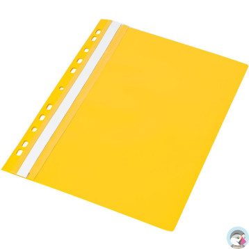 Skoroszyt A4 twardy wpinany typu PVC (10) żółty 0413-0019-06 Panta Plast