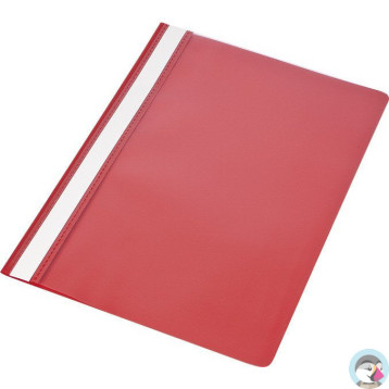 Skoroszyt zwykły PP czerwony (10szt.) 0413-0014-05 Panta Plast