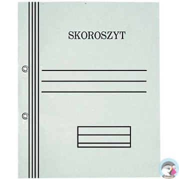 Skoroszyt oczkowy biały A4 pełny 350g 50szt. KIEL-TECH