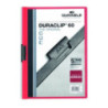 Skoroszyt zaciskowy A4 1-60k czerwony DURACLIP Original 220903 DURABLE