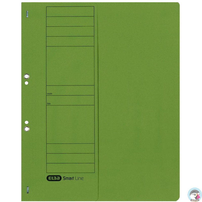 Skoroszyt oczkowy 1/2 A4 zielony 100551879 ELBA