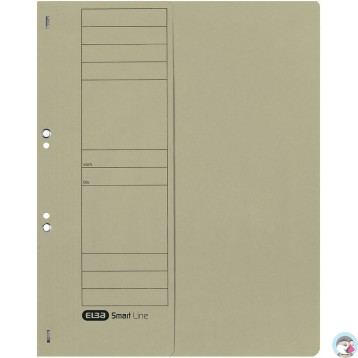Skoroszyt oczkowy 1/2 A4 szary 100551880 ELBA