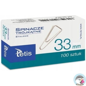 Spinacz trojkątny 33mm (100szt. GS180-C TETIS