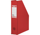 Pojemnik na czasopisma dokumenty A4 gazetownik 7cm PVC czerwony 100400623 ELBA