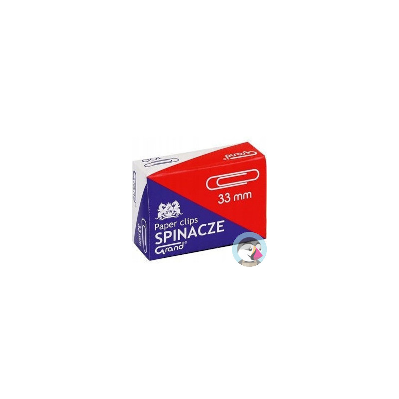 Spinacz R-33 mm GRAND 10op x 100sztuk 110-1382