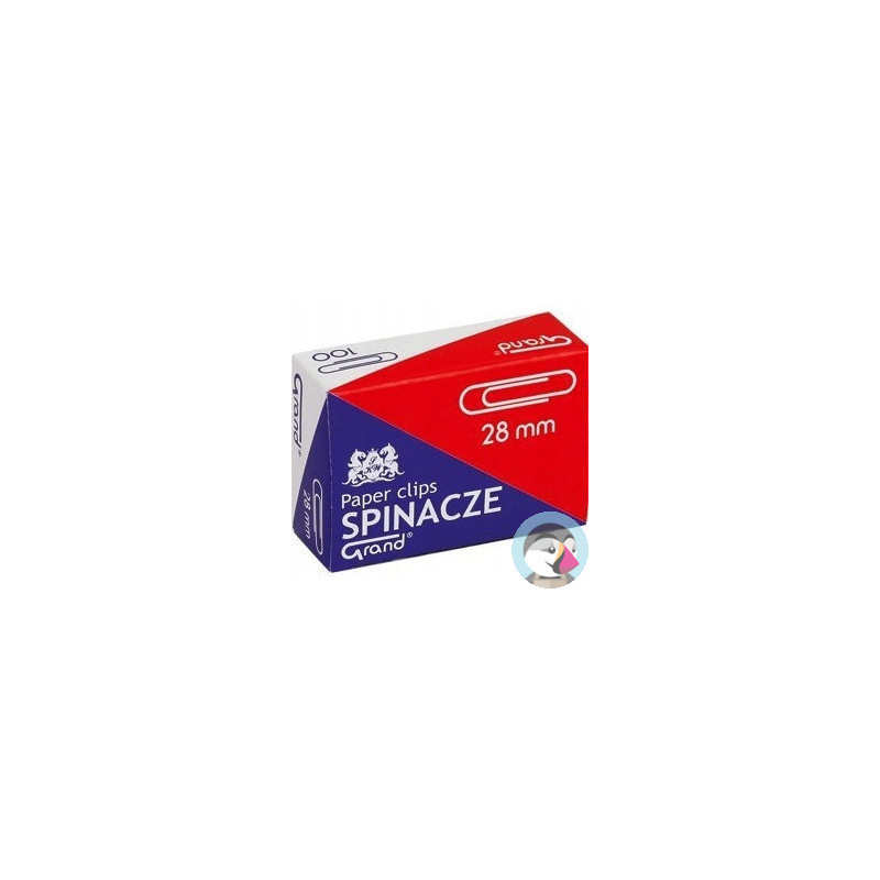 Spinacz R-28 mm GRAND 10op x 100sztuk 110-1381
