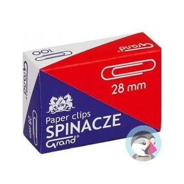 Spinacz R-28 mm GRAND 10op x 100sztuk 110-1381